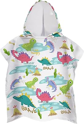 Ailee hoho serviette de plage pour enfants pour garçons et filles, séchage rapide, serviette de bain à capuche pour bébé, couverture de piscine douce pour les tout-petits (4-7 ans, dinosaure blanc). La boutique en ligne DIAYTAR COTE D'IVOIRE offre une expérience d'achat unique et pratique, avec des facilités de paiement et de livraison rapides et fiables, ce qui la rend très populaire auprès des consommateurs ivoiriens. Elle se distingue par sa grande sélection de produits.
