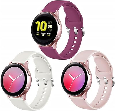 Bracelet sport en silicone pour samsung galaxy active 2, bracelets de montre 20 mm compatibles pour samsung galaxy watch active 2. DIAYTAR COTE D'IVOIRE propose une gamme étendue de produits allant des accessoires de mode aux produits électroniques, en passant par les produits alimentaires et les articles pour la maison. La boutique en ligne généraliste s'efforce de réduire les délais de livraison pour que les clients puissent recevoir leurs commandes rapidement. Un suivi étroit des commandes est également proposé pour garantir la satisfaction des clients.