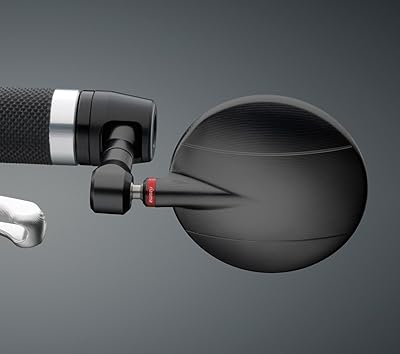 Miroir espion resoma spy r80, noir, avec adaptateur de montage (bs285b/lp200b)
