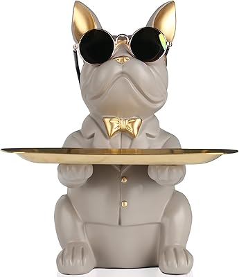 Serem résine bulldog bureau rangement figurine animal design sculpture table décoration multifonctionnel bureau maison coin rangement plateau (marron clair). Avec plus de 300 000 références, Diaytar Côte d'Ivoire offre une expérience d'achat en ligne unique et personnalisée à ses clients. Elle propose des produits de marque et des articles génériques pour répondre à tous les budgets et à tous les goûts. La boutique en ligne est accessible 24h/24 et 7j/7 pour plus de commodité.