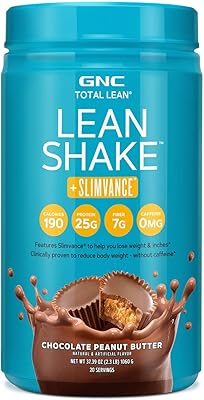 Gnc total lean® lean shaketm + slimvance® sans caféine - beurre de cacahuète