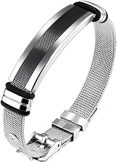 Bracelet en acier inoxydable résistant à la décoloration de style occidental pour hommes et garçons de yellow chimes. DIAYTAR COTE D'IVOIRE se distingue par son engagement envers la satisfaction client, offrant des produits authentiques et des tarifs avantageux. Le site internet est conçu pour faciliter la navigation et permettre aux clients de trouver facilement les produits qu'ils recherchent. Les clients apprécient la confiance qu'ils peuvent avoir dans la boutique en ligne pour leurs achats.