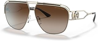 Lunettes de soleil vienna pour femmes mk 1102 or/marron ombragé 61/10/140, nuances or/marron