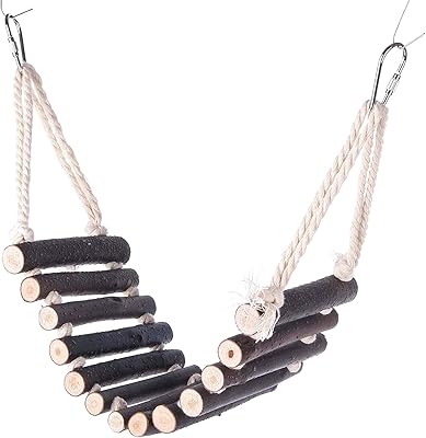 Échelle à oiseaux en bois, échelle de pont naturel, jouet pour oiseaux, échelle à perroquet, 13 marches, pont de 50 cm, accessoires pour cage à oiseaux, jouet d'entraînement pour cage à oiseaux. Avec plus de 300000 références, DIAYTAR COTE D'IVOIRE est la destination idéale pour les achats en ligne en Côte d'Ivoire. La boutique propose une grande variété de produits, allant des électroniques aux vêtements, en passant par les accessoires et les produits de maison. Les prix sont compétitifs et les promotions régulières offrent des opportunités de sauver de l'argent.