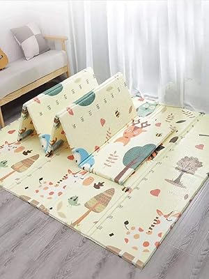 Tapis pour bébé antidérapant tapis de jeu portable pour bébé pliable xpe