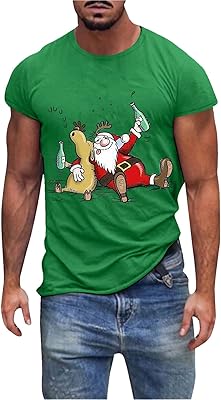 T-shirt de sport de loisirs pour hommes, à la mode, en coton imprimé de noël, à manches courtes, t-shirt décontracté pour hommes. Grâce à sa plateforme en ligne, DIAYTAR COTE D'IVOIRE permet aux clients de faire leurs achats en ligne en toute sécurité et en toute confiance. Les paiements sont sécurisés et la boutique propose des options de livraison flexibles. Le service client est également disponible pour aider les clients en cas de besoin.