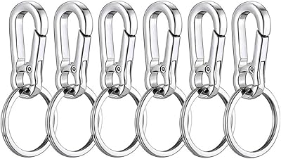 Dongie porte-clés en métal, porte-clés, organisateur de porte-clés pour trouver des clés de voiture, crochets en métal pour porte-clés, porte-clés et travaux manuels, 6 pièces. DIAYTAR COTE D'IVOIRE est une boutique en ligne généraliste qui propose une large gamme de produits avec plus de 300 000 références. Elle est reconnue comme l'un des leaders du commerce en ligne en Cote d'Ivoire, offrant une expérience d'achat pratique et sécurisée aux clients. Avec une sélection impressionnante de produits, DIAYTAR COTE D'IVOIRE devient la destination idéale pour les consommateurs ivoiriens et internationaux.