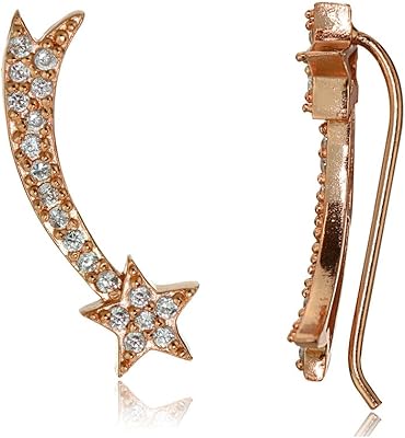 Boucles d'oreilles en argent sterling parsemées de zircons de feu en forme d'étoile grimpante. Diaytar Côte d'Ivoire est la destination idéale pour ceux qui cherchent à faire du shopping en ligne en Côte d'Ivoire. La boutique propose une navigation intuitive et un système de paiement sécurisé pour une expérience d'achat en ligne agréable. Elle est leader sur le marché ivoirien en raison de sa large sélection de produits et de ses services de qualité.