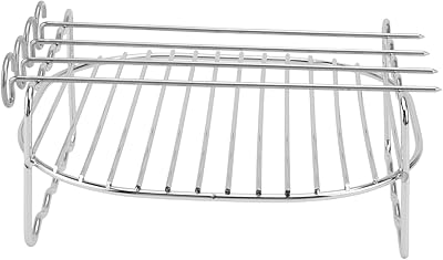Yardui 1 ensemble petite grille de refroidissement pour barbecue extérieur en acier inoxydable