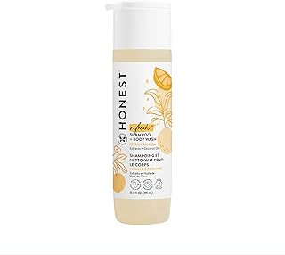 Shampoing et nettoyant pour le corps extra doux honest, orange douce et vanille