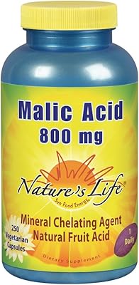 Nature's life - acide malique 800 mg. 250 capsules végétariennes 152590