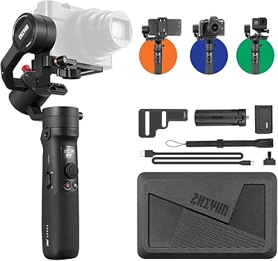 Stabilisateur de cardan manuel 3 axes zion crane m2 pour appareil photo
