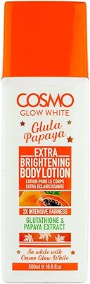 Cosmo glow white lotion pour le corps extra éclaircissante 500 ml | extrait