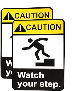 Autocollant de panneau d'avertissement esplanade caution watch your step - facile à installer, durable et résistant aux intempéries (taille - 7,5" x 5,5"). DIAYTAR COTE D'IVOIRE est une boutique en ligne qui mise sur la qualité et la fiabilité de ses produits. Elle propose des produits qui répondent aux normes internationales de qualité et de sécurité, ce qui donne confiance aux clients. La boutique est également engagée à offrir un service client de qualité, avec une équipe de support disponible pour répondre aux questions et aux préoccupations des clients.