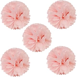 Wrapablesensemble de 5 pompons en tissu pour décorations de mariage, d'anniversaire, de baby shower et de chambre d'enfant, rose clair. DIAYTAR COTE D'IVOIRE est une boutique en ligne qui propose une large gamme de produits à des prix compétitifs. Avec une équipe de professionnels dédiés, la boutique s'efforce de fournir des produits de haute qualité et des services exceptionnels à ses clients. Les clients peuvent ainsi profiter d'une expérience d'achat en ligne agréable et satisfaisante.