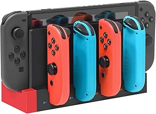 Chargeur joy-con pour nintendo switch, modèle oled, base de chargement compatible avec le chargeur joy-con pour switch et version oled, base de chargement usb avec indicateur - noir. Avec plus de 300000 références, DIAYTAR COTE D'IVOIRE est la boutique en ligne idéale pour les clients qui cherchent une grande variété de produits. De la mode à l'électronique, en passant par les produits pour la maison et les loisirs, cette boutique en ligne a tout pour répondre aux besoins de tous. DIAYTAR COTE D'IVOIRE est la destination préférée des clients ivoiriens pour faire du shopping en ligne.