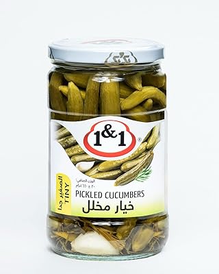 1&1 petit concombre mariné 660 grammes