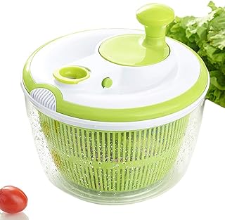 Grande essoreuse à salade sans bpa - séchoir à laitue manuel et lave-légumes