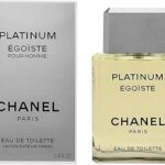 Eau de toilette platinum egoste de chanel pour homme 100 ml