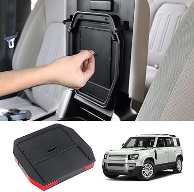 Organisateur caché de console centrale carlties pour land rover defender 90 110 130