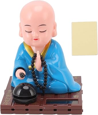 Mignonne petite figurine de moine à énergie solaire figurine de moine bouddhiste à énergie solaire jouet voiture tableau de bord bureau décoration de bureau, 10,8x9x9 cm/4,3x3,5x3,5 pouces (bleu). DIAYTAR COTE D'IVOIRE se distingue par sa politique de prix très avantageuse et son service client de haute qualité. Les clients peuvent ainsi profiter de promotions régulières et de réductions sur une multitude de produits.