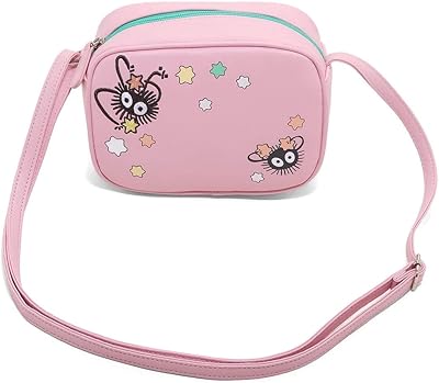 Sac à bandoulière pour appareil photo studio ghibli spirited away suit sprite, rose