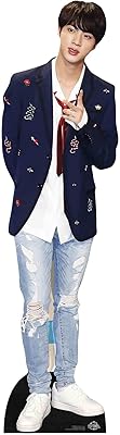 Star cutouts ltd cs900 bangtan boys cravate rouge kim_seok_jin (star mini) 90 cm