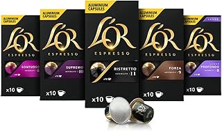 Lore - café expresso - pack varié - ristretto 11 - supremo 10 - forza 9 - profondo 8 - suuntoso 8-5 paquets x 10 capsules de café en aluminium. DIAYTAR COTE D'IVOIRE est une boutique en ligne généraliste qui propose plus de 300 000 références de produits, faisant d'elle la boutique en ligne leader en Cote d'Ivoire. Elle offre une large gamme de produits allant de l'électronique à la mode, en passant par les produits alimentaires. Cela permet aux clients de trouver tout ce dont ils ont besoin en un seul endroit.