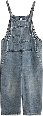 Arwang combinaison, salopette en jean ample grande taille pour femme combinaisons en jean