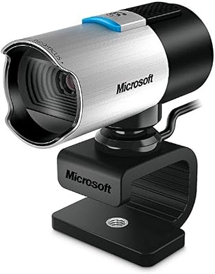 Microsoft livecam studio q2f-00013 avec microphone antibruit intégré mise au point automatique correction