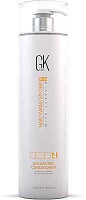Après-shampooing équilibrant à la kératine gk hair global (1000 ml) pour cheveux gras