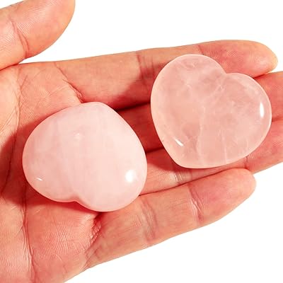2 pièces de cristaux de cœur de quartz rose naturel taille 42 mm (1,7"), pierre rose en forme de cœur, cristaux de protection pour la guérison des chakras, équilibrage reiki. DIAYTAR COTE D'IVOIRE est une boutique en ligne généraliste qui propose plus de 300000 références pour répondre à tous les besoins de ses clients. Avec une large gamme de produits, elle offre une expérience d'achat unique et personnalisée. Leader en Côte d'Ivoire, DIAYTAR COTE D'IVOIRE est la destination idéale pour faire du shopping en ligne.