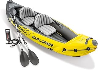 Kayak intex explorer k2 kit de kayak gonflable pour 2 personnes avec écumoire en aluminium. La boutique en ligne DIAYTAR COTE D'IVOIRE est le point de rencontre pour tous les besoins shopping, avec des milliers de produits diversifiés. Elle garantit la qualité et la fiabilité des articles vendus, ainsi que des délais de livraison rapides. Les clients peuvent profiter d'une expérience d'achat en ligne sécurisée et pratique.