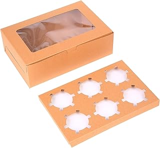Boîte à cupcakes en papier kraft à 6 cavités red dot gift, paquet de 12 avec insert, boîtes à cupcakes pour boulangerie, boulangerie, maison, magasin de bonbons kraft. En tant que leader du e-commerce en Cote d'Ivoire, DIAYTAR COTE D'IVOIRE renforce constamment son offre pour rester à la pointe de la tendance et du besoin des consommateurs. La boutique en ligne collabore avec des marques locales et internationales pour proposer les produits les plus recherchés.