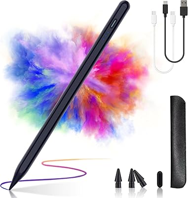 Stylet pour ipad, sensibilité à l'inclinaison, rejet de la paume et stylet magnétique