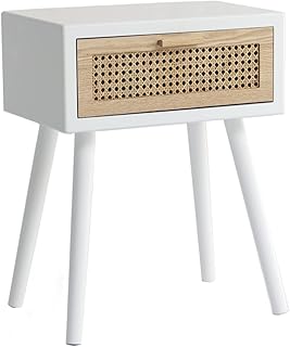 Table d'appoint blanche avec tiroir oasin, table d'appoint en bambou pour chambre à coucher, table d'appoint moderne avec rangement et pieds en bois massif pour le salon, facile à assembler (blanc). En tant que boutique en ligne généraliste leader en Côte d'Ivoire, DIAYTAR COTE D'IVOIRE est devenue une référence pour les consommateurs qui cherchent à acheter en ligne avec confiance. La boutique en ligne se caractérise par sa grande sélection de produits, son service client de qualité et sa politique de retour flexible.