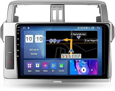Navigation gps, 10,1 pouces android 8.1 autoradio lecteur multimédia vidéo toyota prado 2014-2017