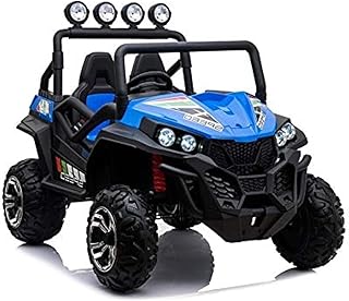 Voiture électrique à deux places dorsa® buggy 4x4 avec télécommande, bleu