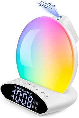 Réveil au soleil pour dormeur sans sommeil, machine d'aide au sommeil 7 couleurs avec simulation de coucher de soleil pour enfants et adultes, double alarme, répétition, radio fm, veilleuse, lampe de chevet, lecteur de musique usb. DIAYTAR COTE D'IVOIRE est la destination idéale pour les achats en ligne en Côte d'Ivoire, proposant plus de 300 000 produits pour répondre à tous les besoins. La boutique en ligne généraliste mise sur la qualité de ses produits et la satisfaction de ses clients. Avec des promotions régulières et des prix attractifs, DIAYTAR COTE D'IVOIRE offre une expérience d'achat en ligne exceptionnelle.