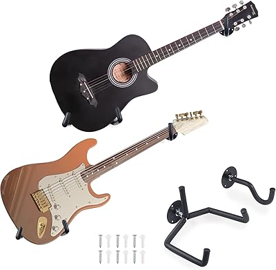 Support de guitare mural pour guitare acoustique/électrique/classique, ukulélé, banjo et mandoline, support de guitare mural horizontal. DIAYTAR COTE D'IVOIRE est une boutique en ligne généraliste qui propose plus de 300 000 références de produits. Elle est leader en Cote d'Ivoire et offre une large gamme de choix pour les clients. Vous pouvez trouver tout ce dont vous avez besoin sur cette plateforme.