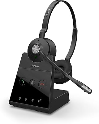 Casque stéréo jabra engage 75 avec technologie dict 75 - casque sans fil