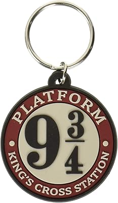 Harry potter - platform 9 3/4 - porte-clés en caoutchouc, multicolore, taille unique