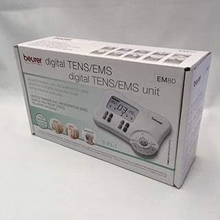 Unité électronique numérique de stimulation musculaire beurer em80 pour nerf, blanc