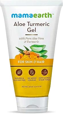 Mamaearth gel d'aloe vera pour le visage, la peau et les cheveux au