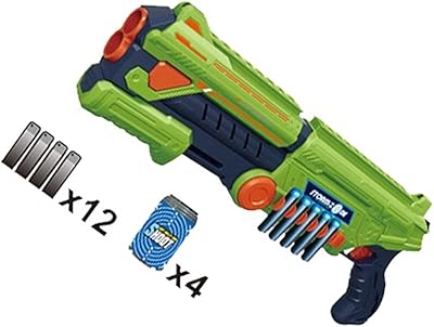 Baybee exterminator gun hyper power battle series jouet avec 12 balles de fléchettes