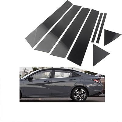 Autocollant de voiture de pilier b pour hyundai elantra sedan 2017 2018 autocollant