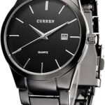 Montre décontractée pour unisexe, analogique, acier inoxydable - j0280b