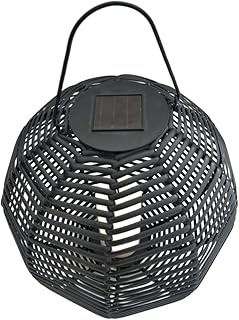 Osaladi lampe lanterne lumineuse en métal suspendu noir couloir décoratif en fer décor