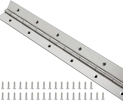 Charnières à piano en acier inoxydable de 36" avec fentes robustes pour porte d'armoire, de bateau et de marine, épaisseur de feuille de 0,03" et largeur ouverte de 1,2". La boutique en ligne DIAYTAR COTE D'IVOIRE se démarque par son vaste choix de produits et son engagement à offrir le meilleurs service client. Elle propose une large gamme de produits allant de l'électronique aux produits alimentaires. Les clients apprécient la facilité de navigation et les options de paiement sécurisées.