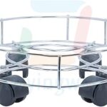 Chariot pour bouteilles de gpl dryingwell en acier inoxydable de qualité supérieure